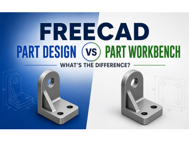 FreeCAD Part Design vs Part Workbench: What’s the Difference?